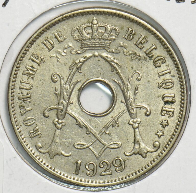 Read more about the article Belgium 1929 25 Centimes 298536 combine shipping