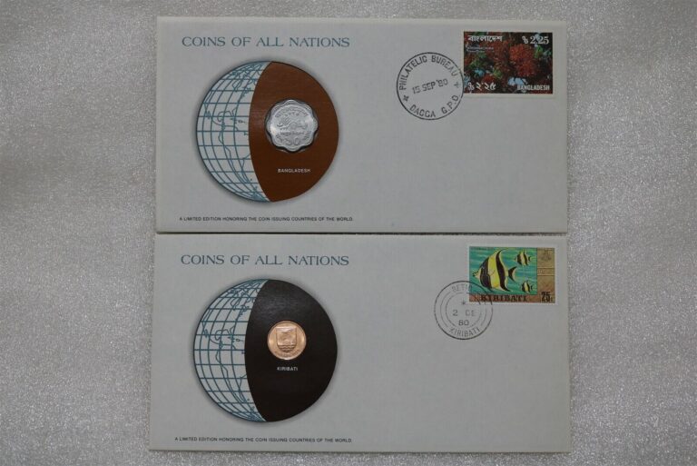 Read more about the article COINS OF ALL NATIONS KIRIBATI + BANGLADESH B38 #9