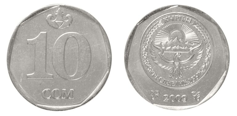 Read more about the article Kyrgyzstan 10 Som  2009  KM #43  Mint X 100 PCS