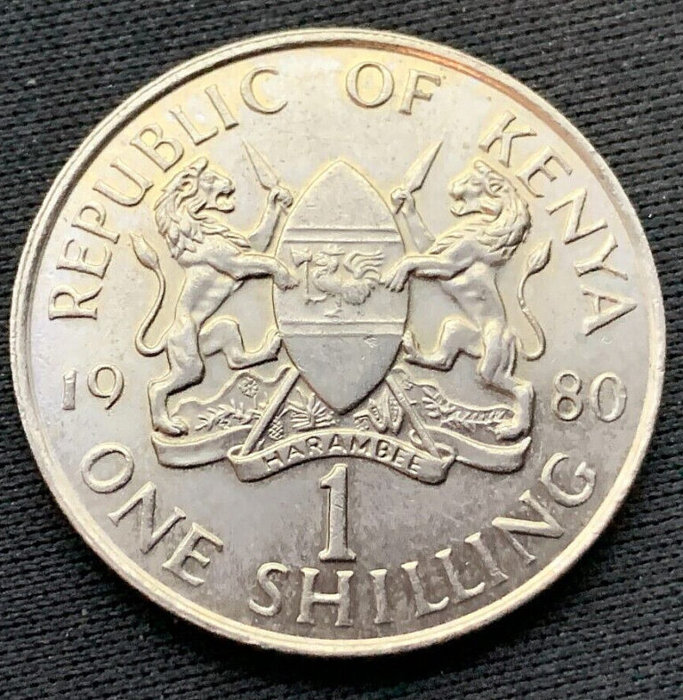 Read more about the article 1980 Kenya 1 Shilling Coin  UNCIRCULATED  RARE CONDITION  #M71