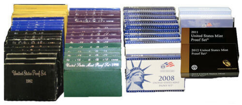 Read more about the article Estate Sale Lot ✯ US Proof Sets ✯ Coins Money ✯ COA Hoard 15 Years+