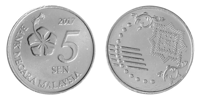 Read more about the article Malaysia 5 Sen  2017  KM #201  Mint X 1000 PCS