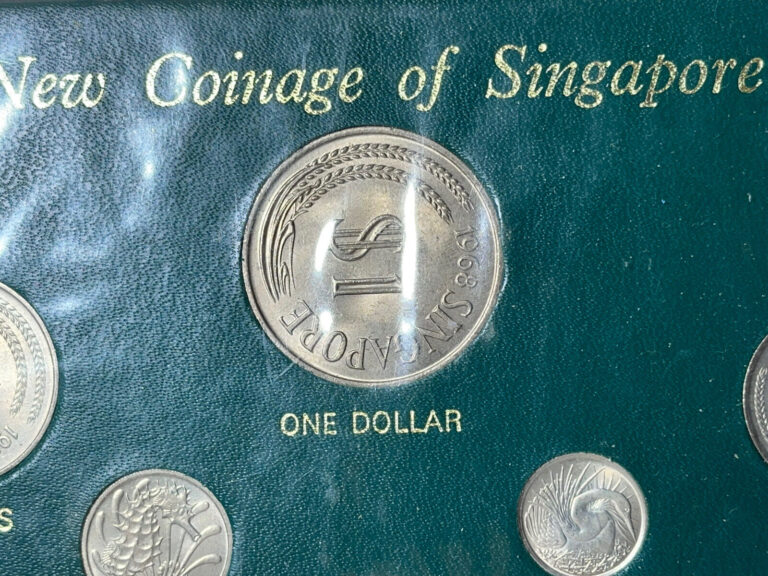 Read more about the article Early New Coinage of Singapore 6 Coins Lot