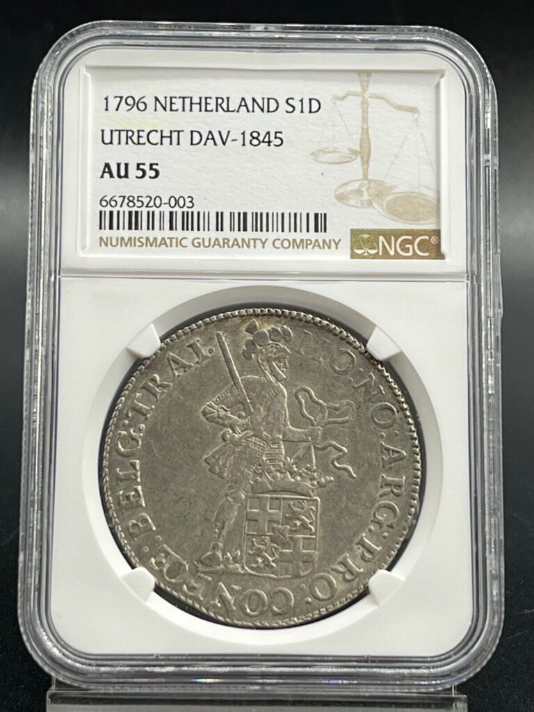Read more about the article 1796 NETHERLAND S1D UTRECHT DAV-1845 Coin NGC AU55