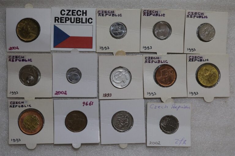 Read more about the article CZECH REPUBLIC – 13 COINS LOT B49 #1233