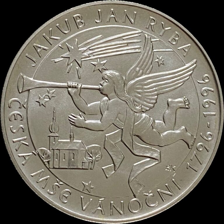 Read more about the article CZECH REPUBLIC. 1996  200 Korun  Silver – Christmas Mass