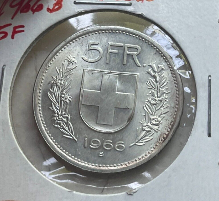Read more about the article 1966 Switzerland 5 Francs  bg