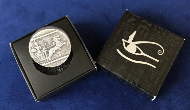 Read more about the article Chad CHARIOT OF WAR 5 Oz. Silver Coin Egyptian Relics Series