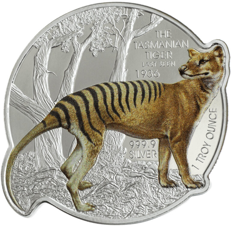 Read more about the article 2021 Solomon Islands $2 Tasmanian Tiger 1 oz Silver Coin – 2 021 Made