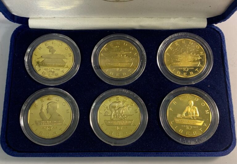 Read more about the article VTG Republic Of The Marshall Islands JFK Gold Coins Set Of 6 Collectors