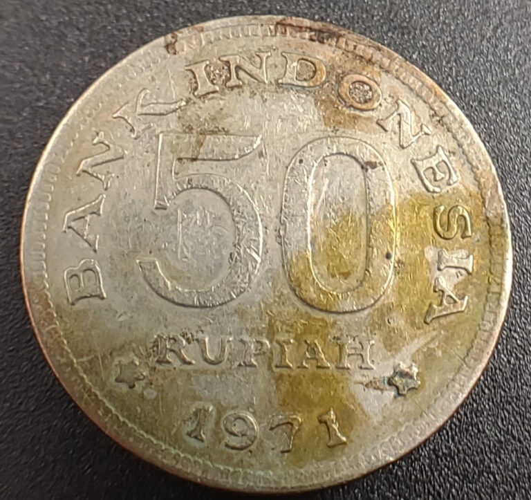 Read more about the article 1971 Indonesia 50 Rupiah KM# 35 Collectible Old Coins Combined Shipping