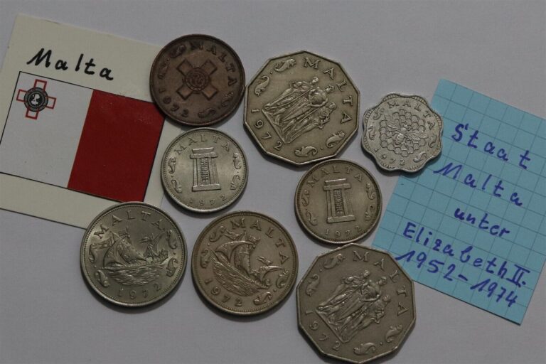 Read more about the article 🧭 🇲🇹 MALTA COLONIAL OLD COINS LOT B55 #69 ZC15