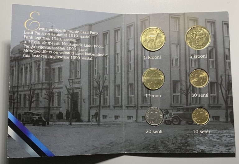 Read more about the article 1990s Estonia 6 BU Coins Set