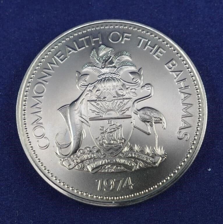 Read more about the article 1974 Bahamas $5 Silver Coin