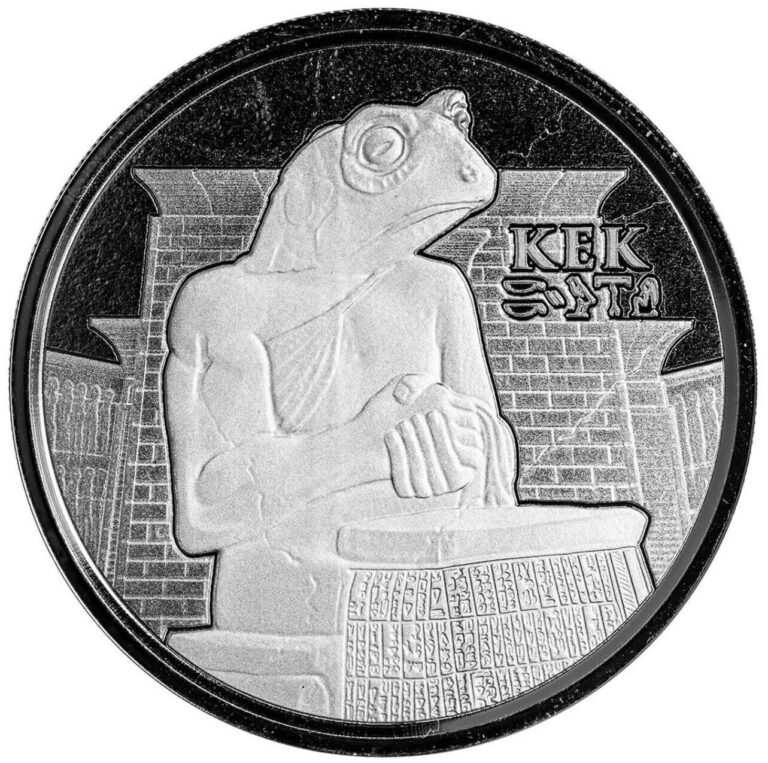 Read more about the article 2022 Chad Egyptian Relic Series KEK 1 oz 999 Fine Silver Coin ~ 1000 Francs