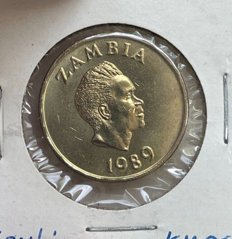 Read more about the article 1989 Zambia 1 One Kwacha  bg