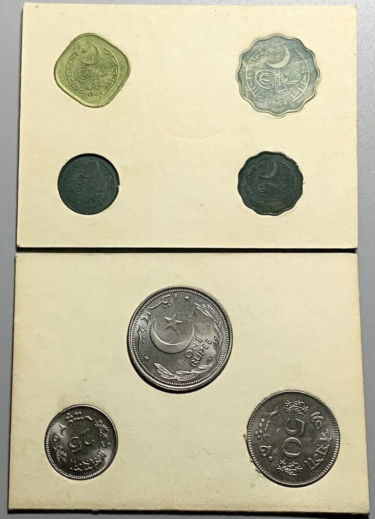 Read more about the article Lot Of 7 Pakistan 1948 and 1964 Coins