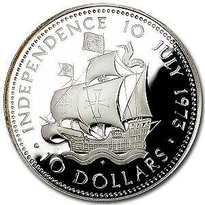Read more about the article 1973 Bahamas Silver $10 Independence Proof – SKU#24148