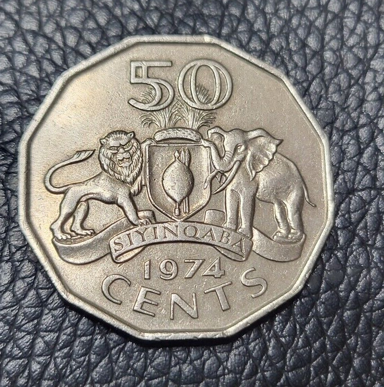 Read more about the article 1974 SWAZILAND 50 CENTS COIN