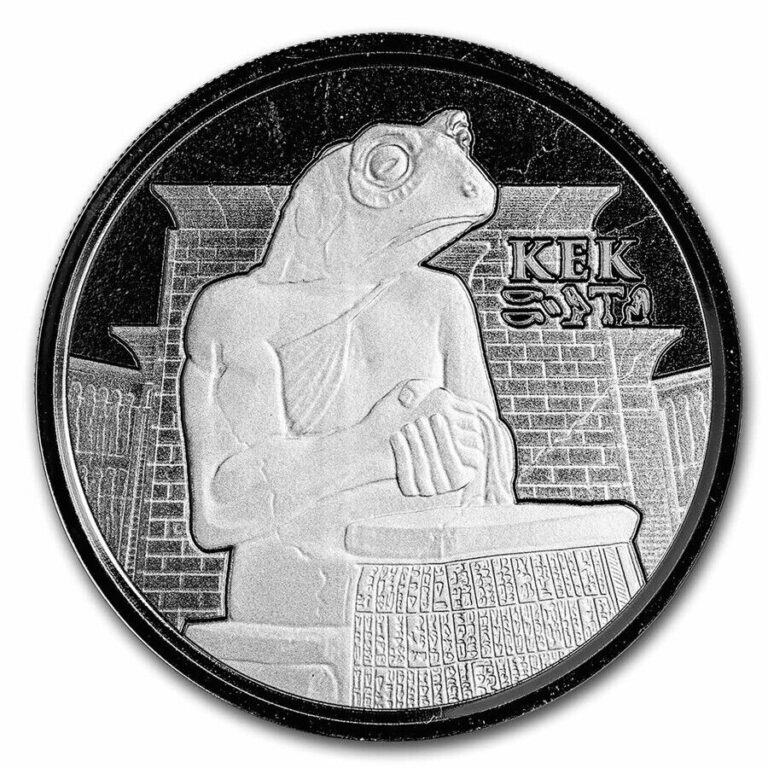 Read more about the article 2022 Republic of Chad 1 oz Silver Kek God of Chaos BU – SKU#277582