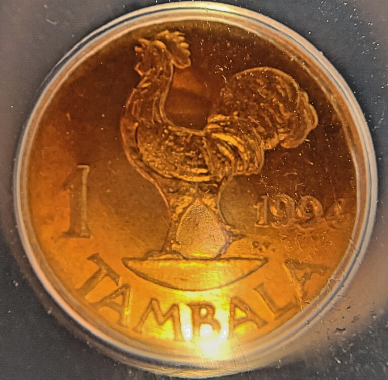 Read more about the article 1994 Malawi Tambala KM# 7.2a ANACS MS 65 Very Beautiful and Rarely Graded