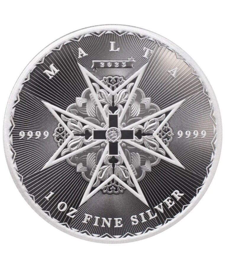 Read more about the article 2023 Malta 1 oz .999 Silver €5 Maltese Cross Beautiful Coin