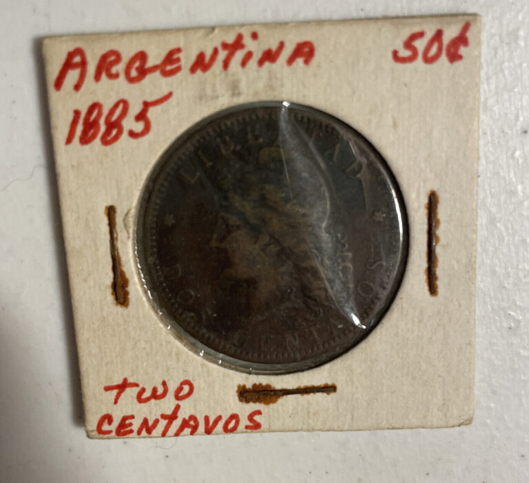 Read more about the article 1885 Argentina dos centavos Rare