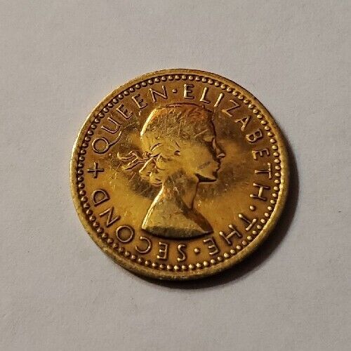 Read more about the article Gold Plated Proof 1957 New Zealand 3 Pence