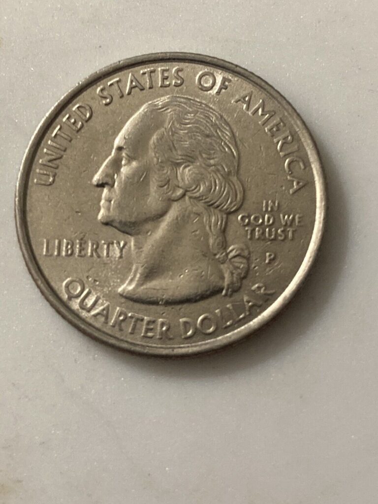 Read more about the article Georgia  1788 1999 p Mint ￼Peach Quarter Error On The Coins Are David And Black