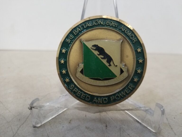 Read more about the article 3rd Battalion 69th Armor Speed And Power Kosovo Force 3A Challenge Coin