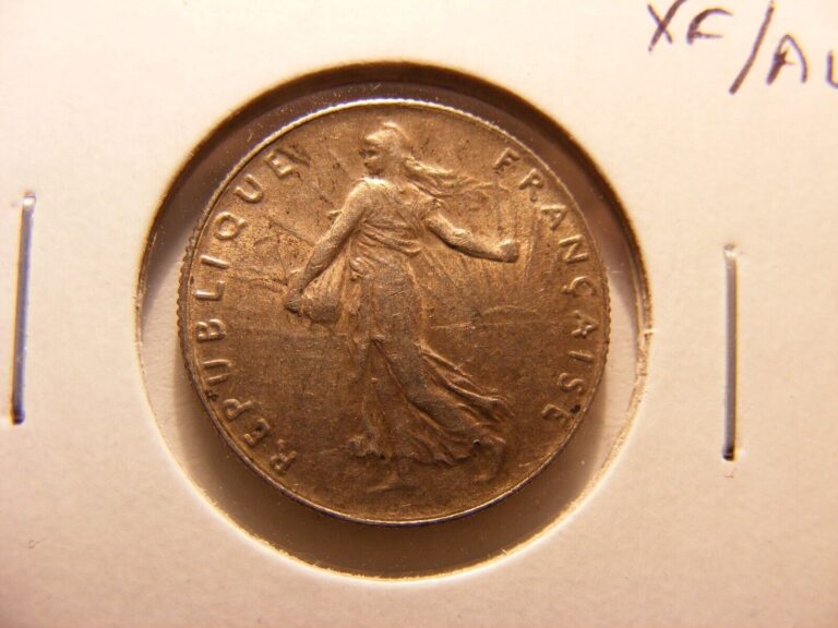 Read more about the article France 1918 Silver 50 Centimes  XF/AU