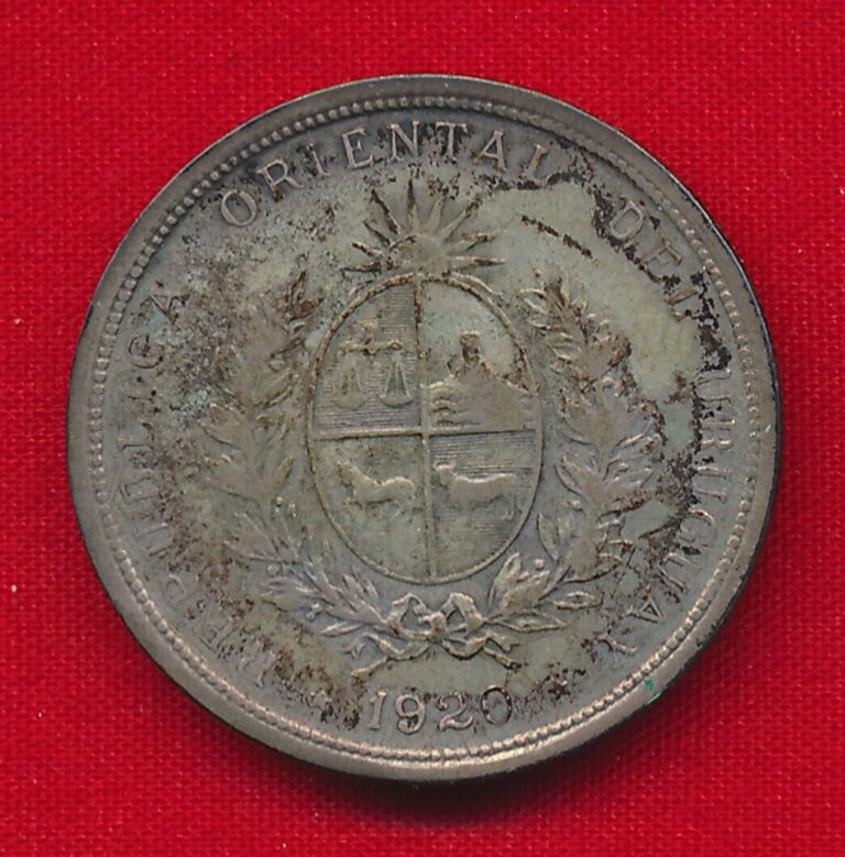 Read more about the article Uruguay 1920 CENTESIMOS .0694 ounces of SILVER!