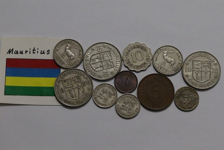 Read more about the article 🧭 🇲🇺 MAURITIUS COLONIAL COINS LOT B55 #39 ZB29