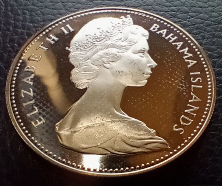 Read more about the article 1970 Bahamas $2 Dollars – Flamingo Birds – Sterling Silver – Proof Coin