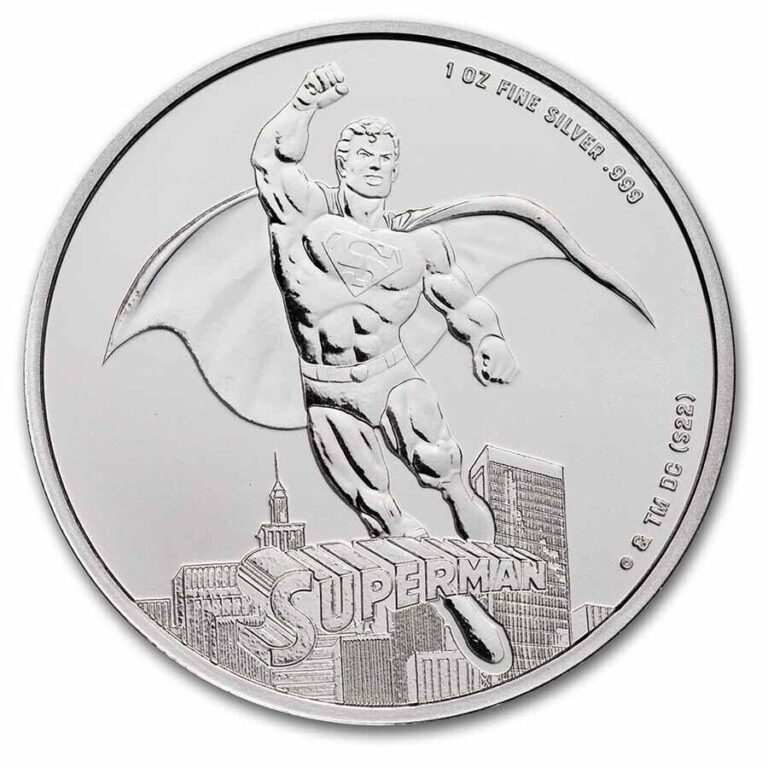 Read more about the article 2023 Samoa DC Comics SUPERMAN 1 oz .999 Silver Coin BU in Capsule