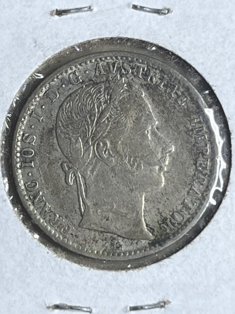 Read more about the article HUNGARY – AUSTRIA / SILVER 1/4 FLORIN / EXTRA! / KARLSBURG / 1862 E