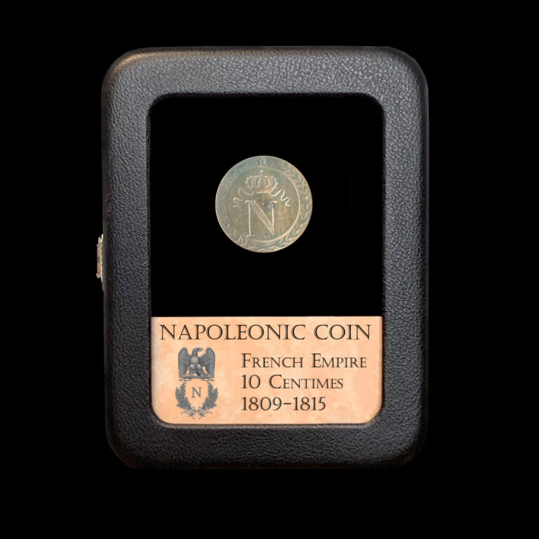 Read more about the article RARE Napoleonic 10 Centimes Coin – 1809-1815 – With Beautiful Display Case