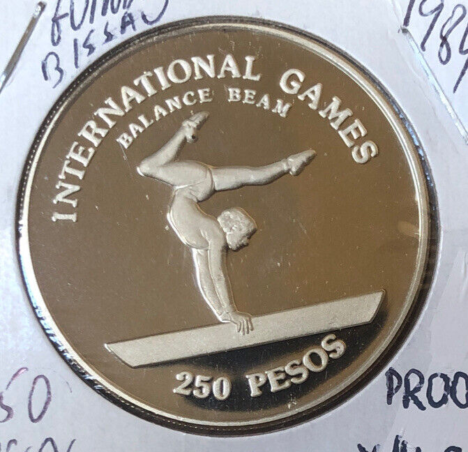 Read more about the article 1984 GUINEA BISSAU Titina Sila International Games 250 Pesos PROOF Coin-X#1.2