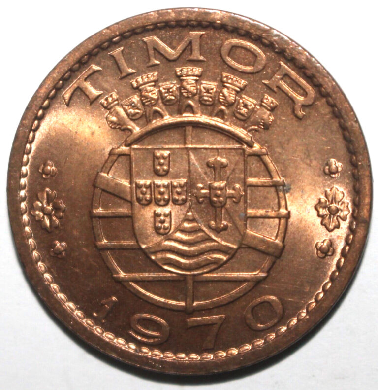 Read more about the article Portuguese Timor 1 Escudo Coin 1970 KM# 19 Portugal Overseas Province East One
