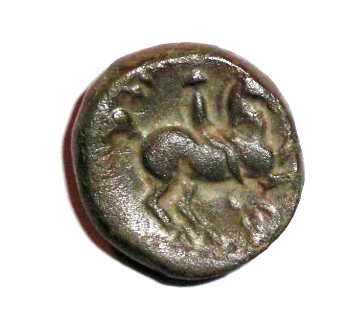 Read more about the article Ancient Greek Coin  Philip II. Macedonia 359-336 BC. Apollo  Horserider coin