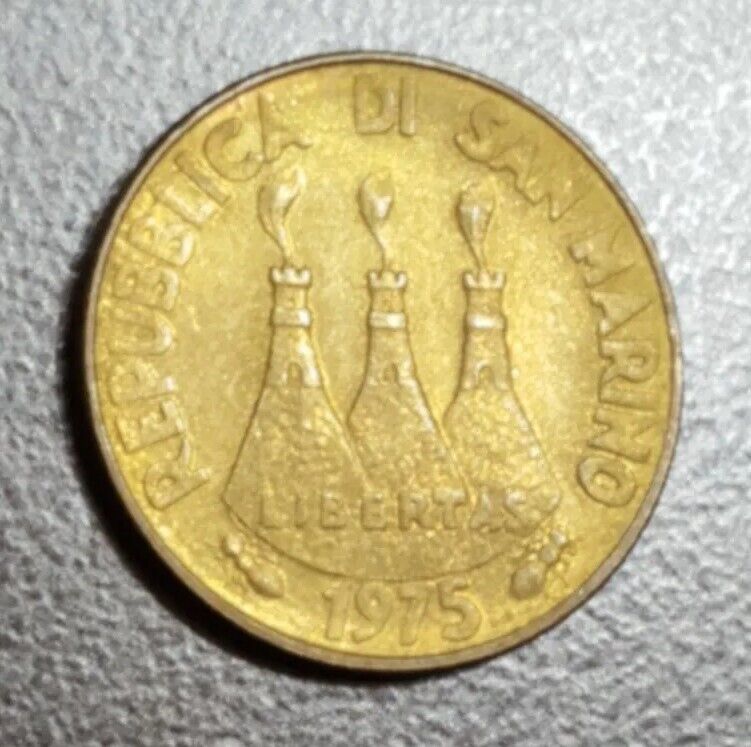Read more about the article 1975 San Marino 20 Lire Coin FAO Bird Feeding Chicks LIBERTAS KM 44