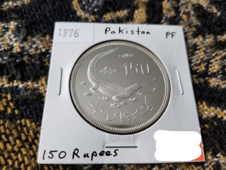 Read more about the article Pakistan 150 Rupees 1976 Silver Proof (hazy)
