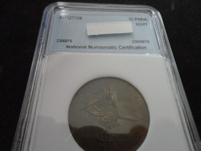 Read more about the article 10 PARA AH1277//4 COIN EGYPT RETAILS $3775.00 RARE IN RED BROWN