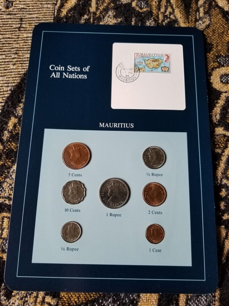 Read more about the article Coins of All Nations – Coins and Stamp Set – Mauritius 1978