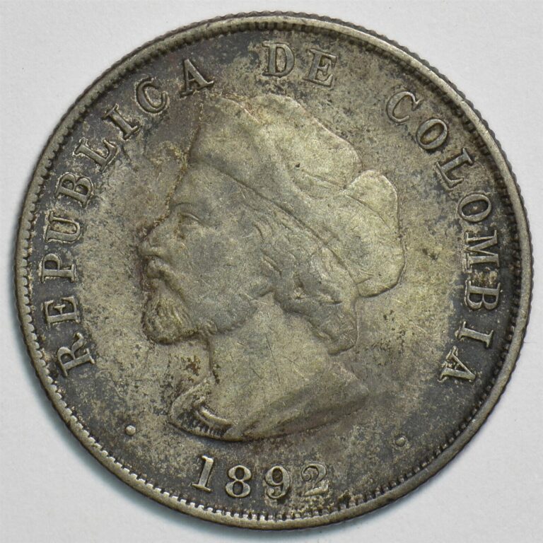 Read more about the article Colombia 1892 50 Centavos 491404 combine shipping