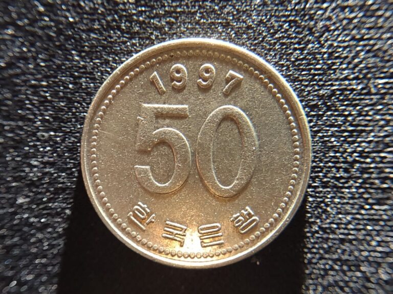 Read more about the article World Coins – South Korea 50 Won 1997 Coin KM# 34  Combined Shipping