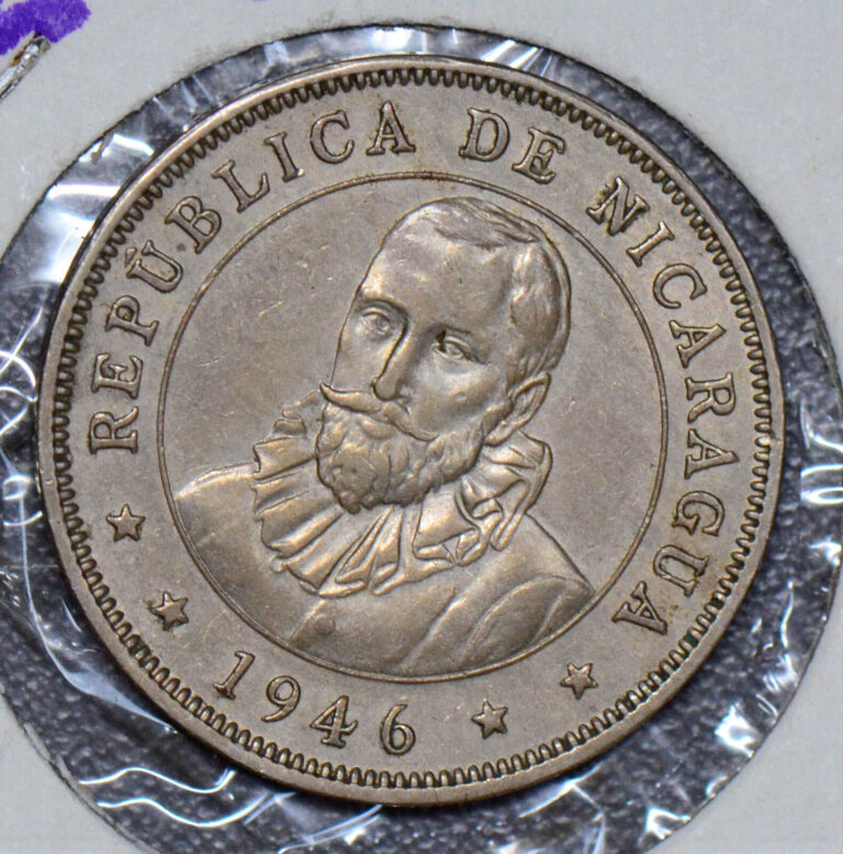 Read more about the article Nicaragua 1946 50 Centavos AU 190510 combine shipping