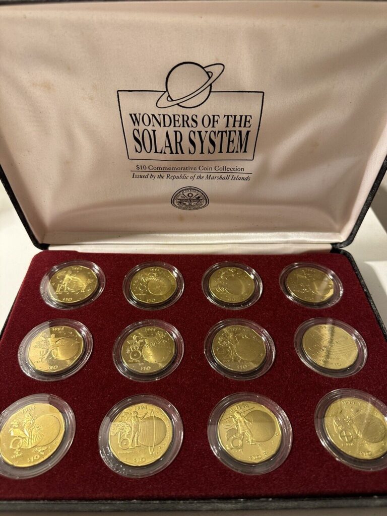 Read more about the article $10 Marshall Islands Coin Set-Wonders of the Solar System Complete Set