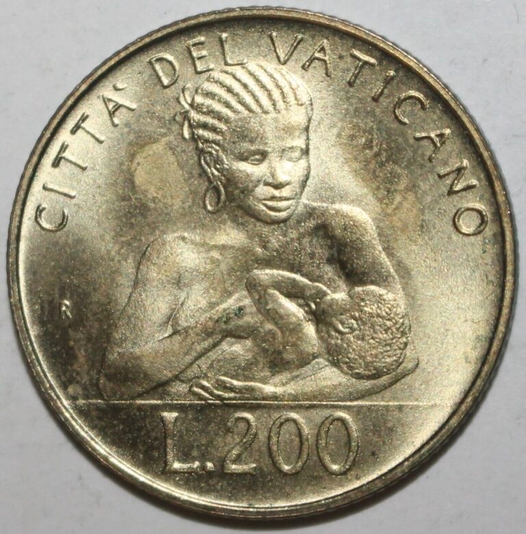 Read more about the article Vatican City 200 Lire Coin 1992 A. XIV KM# 240 Pope John Paul II Two Hundred