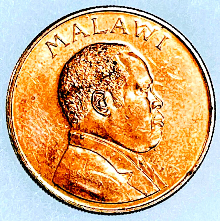 Read more about the article 1996 Malawi Cone One 1 Kwacha Africa Money KM# 28 Foreign Collectible Coins